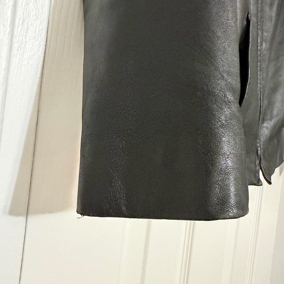 Style & Co. Genuine Leather Jacket – Black - Picture 9 of 12